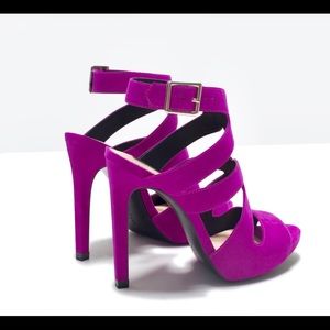 Zara magenta/fuschia heels